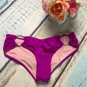 Victoria's Secret FUSHIA Bikini Bottom Hardware